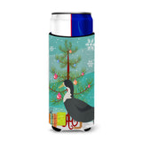 Caroline'S Treasures Blue Swedish Duck Christmas Decorative Can Hugger, Slim, Multicolor