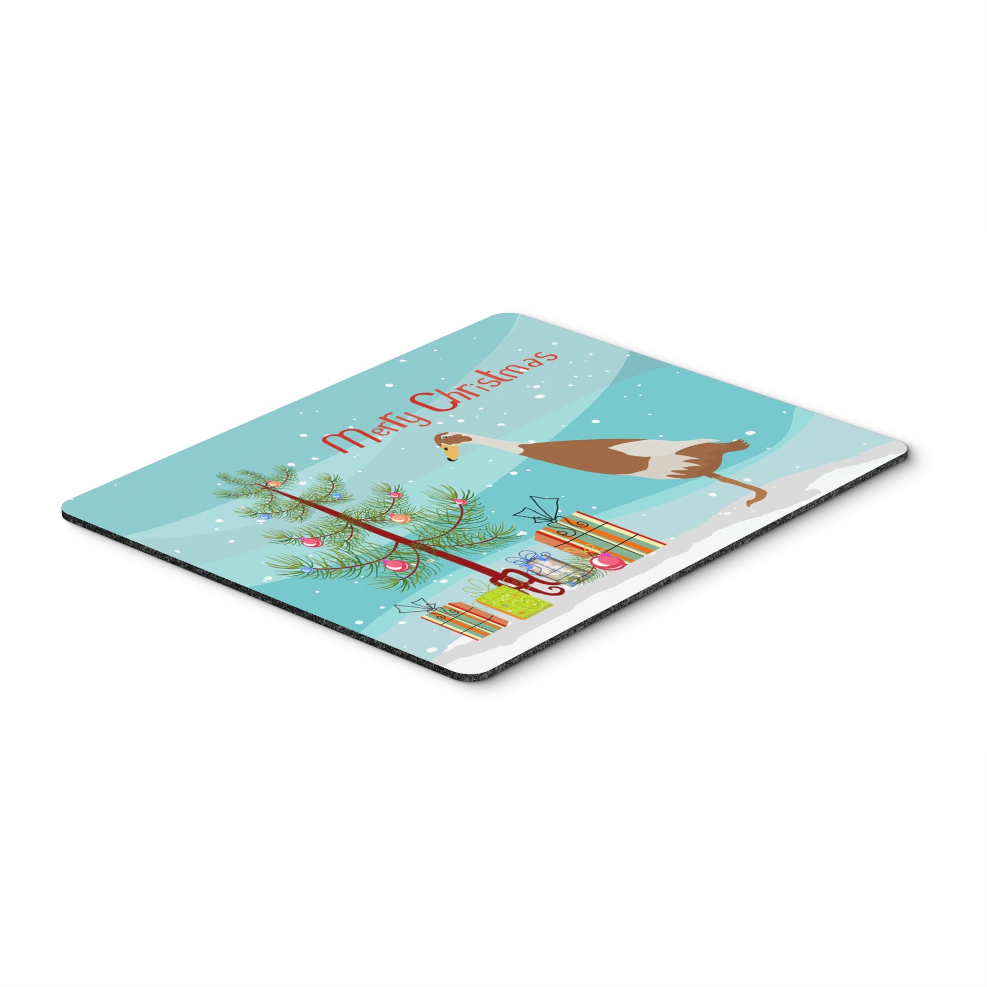 Caroline'S Treasures Indian Runner Duck Christmas Mouse & Hot Pad Or Trivet, 7.75 X 9.25, Multicolor (Bb9232Mp)