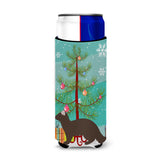 Caroline'S Treasures Sable Marten Christmas Decorative Can Hugger, Slim, Multicolor