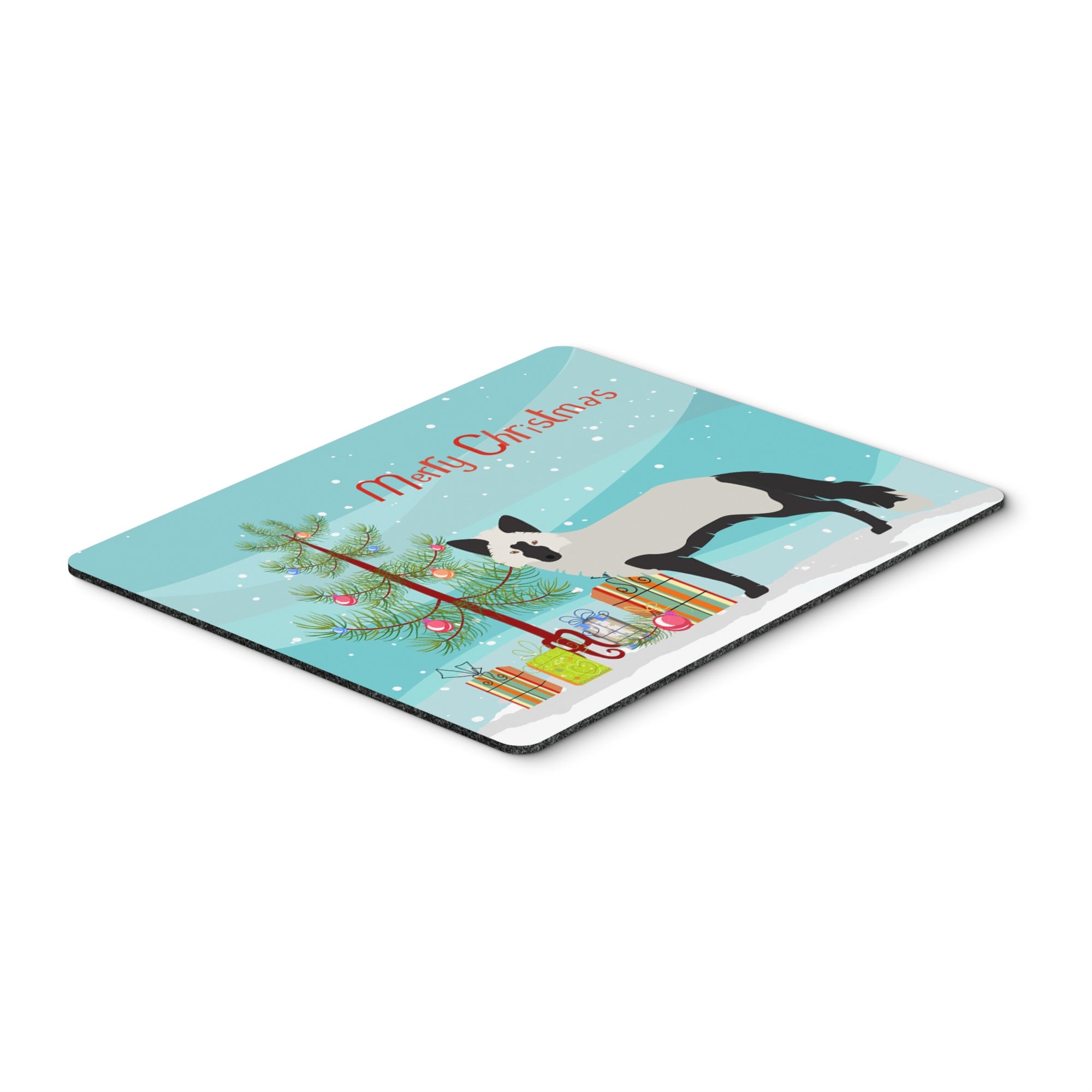 Caroline'S Treasures Silver Fox Christmas Mouse & Hot Pad Or Trivet, 7.75 X 9.25, Multicolor (Bb9238Mp)