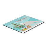 Caroline'S Treasures White Arctic Fox Christmas Mouse & Hot Pad Or Trivet, 7.75 X 9.25, Multicolor (Bb9244Mp)