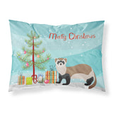 Caroline'S Treasures Ferret Christmas Pillowcase, Standard, Multicolor