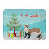 Caroline'S Treasures Ferret Christmas Floor Mat, 19 X 27, Multicolor