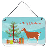 Caroline'S Treasures Toggenburger Goat Christmas Metal Print, 8 X 12