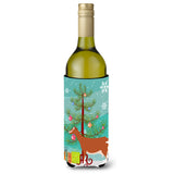 Caroline'S Treasures Toggenburger Goat Christmas Decorative Bottle Hugger, 750Ml, Multicolor