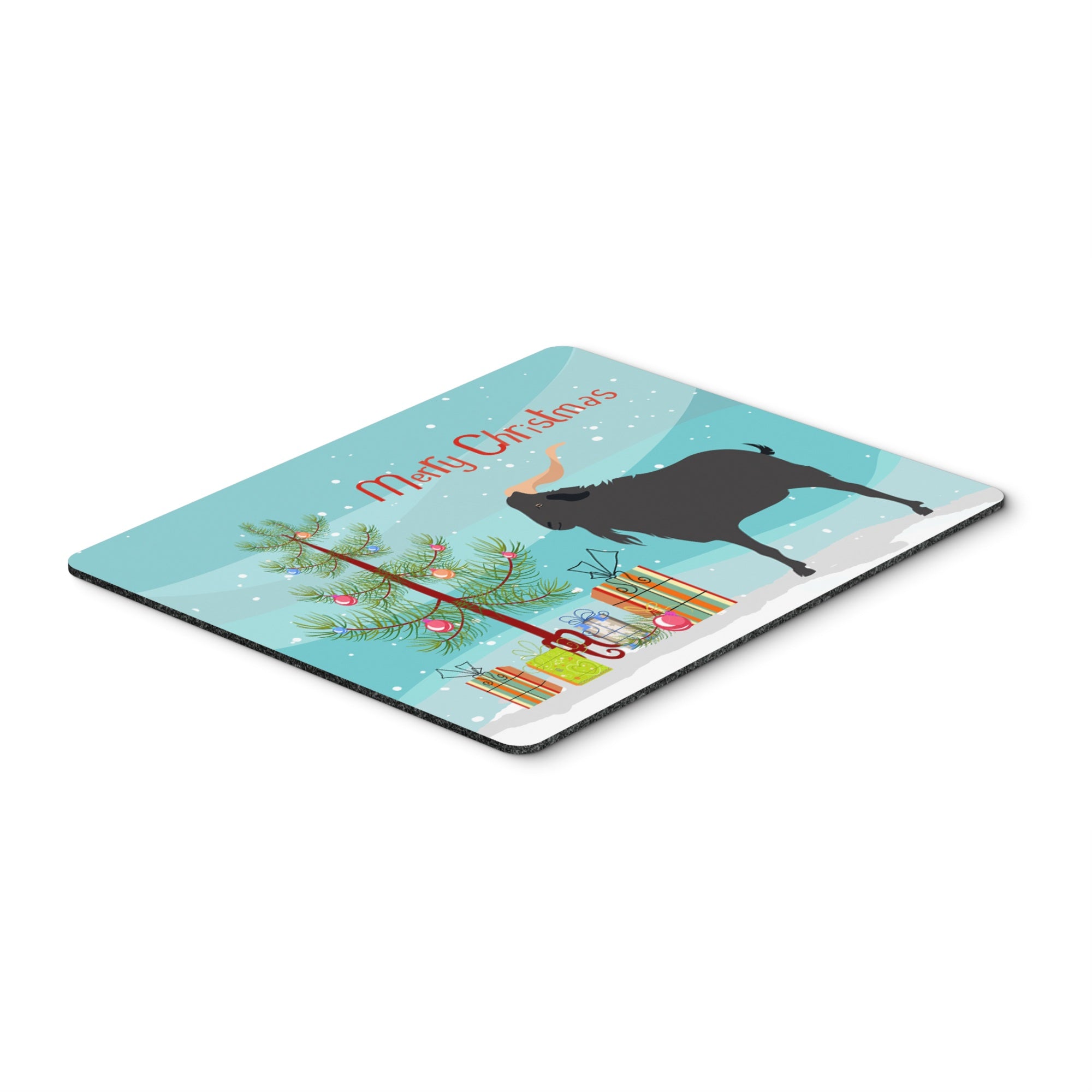 Caroline'S Treasures Verata Goat Christmas Mouse & Hot Pad Or Trivet, 7.75 X 9.25, Multicolor (Bb9249Mp)