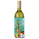 Caroline'S Treasures Anglo Nubian Goat Christmas Decorative Bottle Hugger, 750Ml, Multicolor