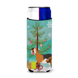 Caroline'S Treasures Anglo Nubian Goat Christmas Decorative Can Hugger, Slim, Multicolor