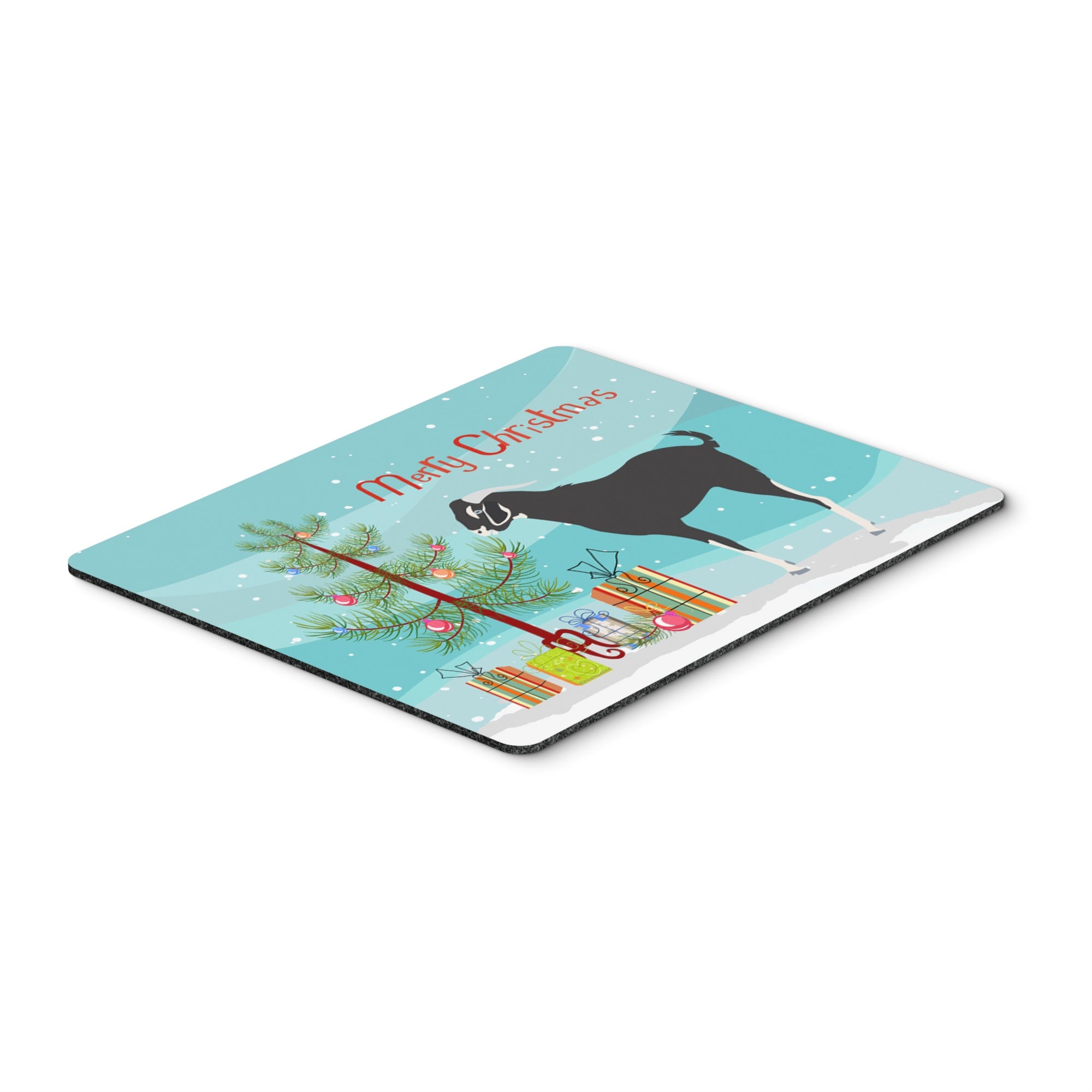 Caroline'S Treasures Black Bengal Goat Christmas Mouse & Hot Pad Or Trivet, 7.75 X 9.25, Multicolor (Bb9251Mp)