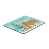 Caroline'S Treasures American Lamancha Goat Christmas Mouse & Hot Pad Or Trivet, 7.75 X 9.25, Multicolor (Bb9252Mp)