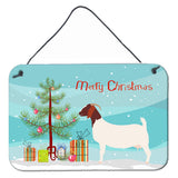 Caroline'S Treasures Boer Goat Christmas Metal Print, 8 X 12