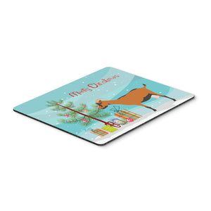 Caroline'S Treasures Oberhasli Goat Christmas Mouse & Hot Pad Or Trivet, 7.75 X 9.25, Multicolor (Bb9255Mp)