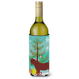 Caroline'S Treasures Kalahari Red Goat Christmas Decorative Bottle Hugger, 750Ml, Multicolor