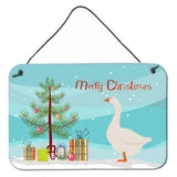 Caroline'S Treasures Embden Goose Christmas Metal Print, 8 X 12