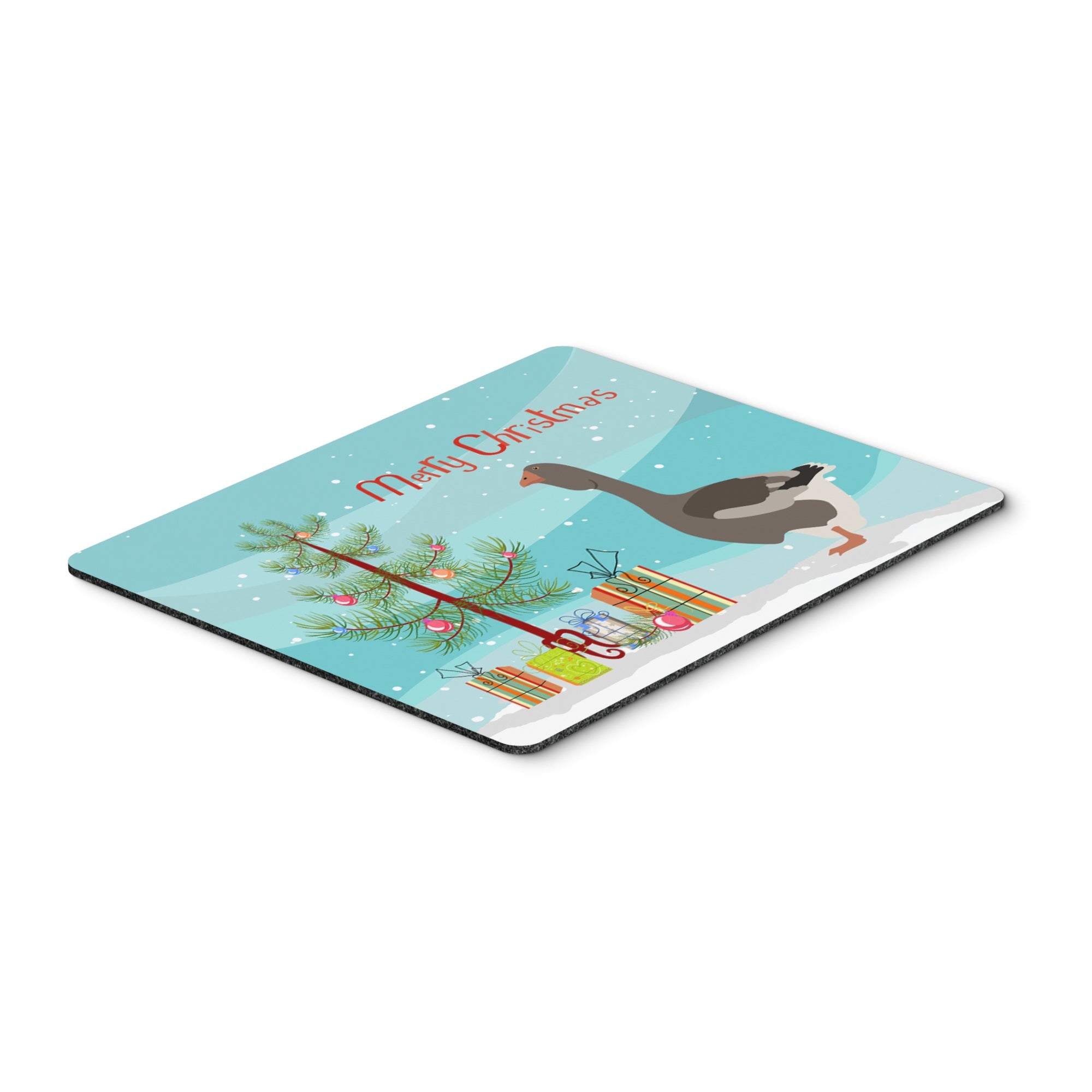 Caroline'S Treasures Toulouse Goose Christmas Mouse & Hot Pad Or Trivet, 7.75 X 9.25, Multicolor (Bb9264Mp)