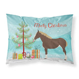 Caroline'S Treasures Percheron Horse Christmas Pillowcase, Standard, Multicolor