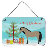 Caroline'S Treasures Welsh Pony Horse Christmas Metal Print, 8 X 12, Multicolor