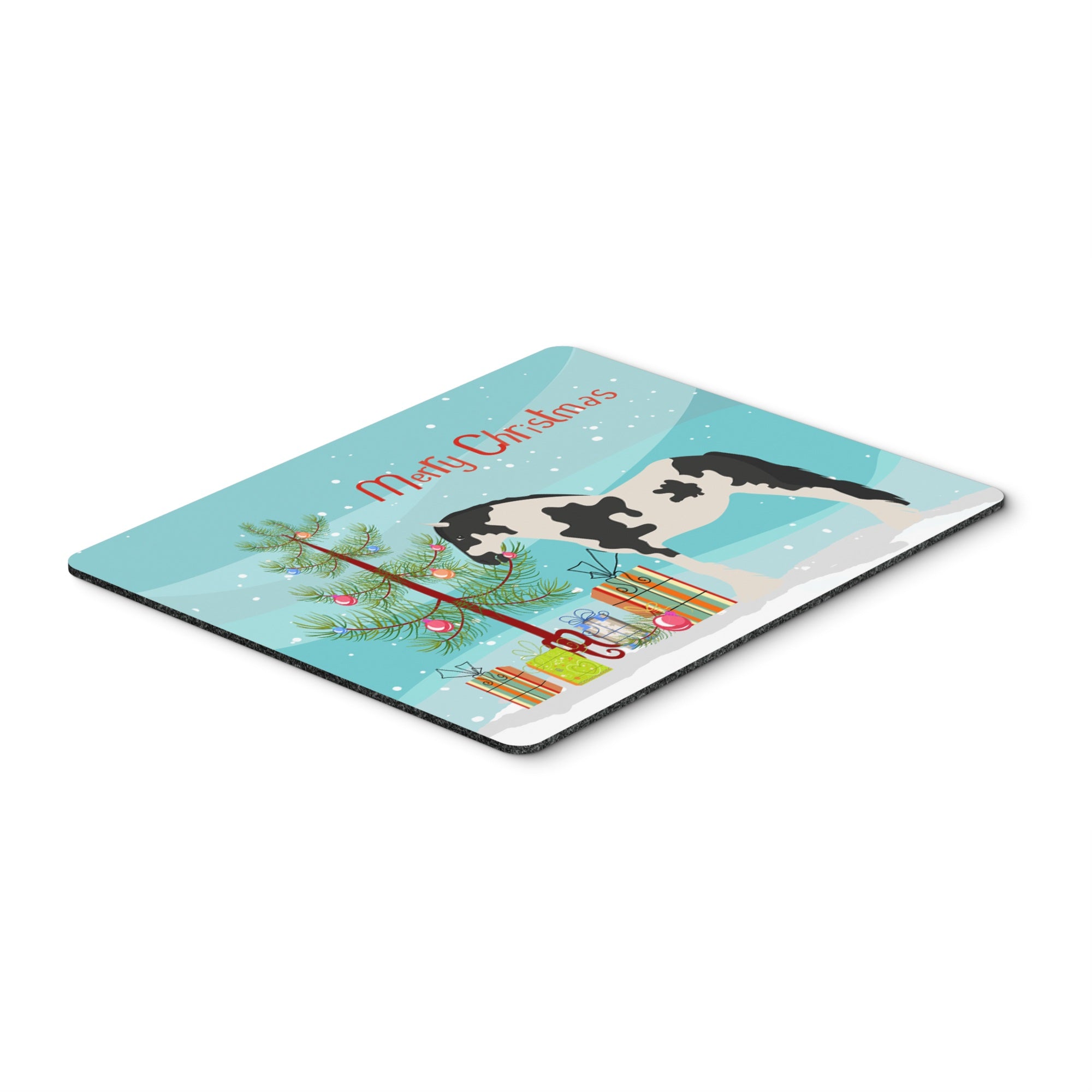 Caroline'S Treasures Cyldesdale Horse Christmas Mouse & Hot Pad Or Trivet, 7.75 X 9.25, Multicolor (Bb9279Mp)