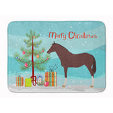 Caroline'S Treasures English Thoroughbred Horse Christmas Floor Mat, 19 X 27, Multicolor