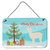 Caroline'S Treasures Alpaca Christmas Metal Print, 8 X 12, Multicolor