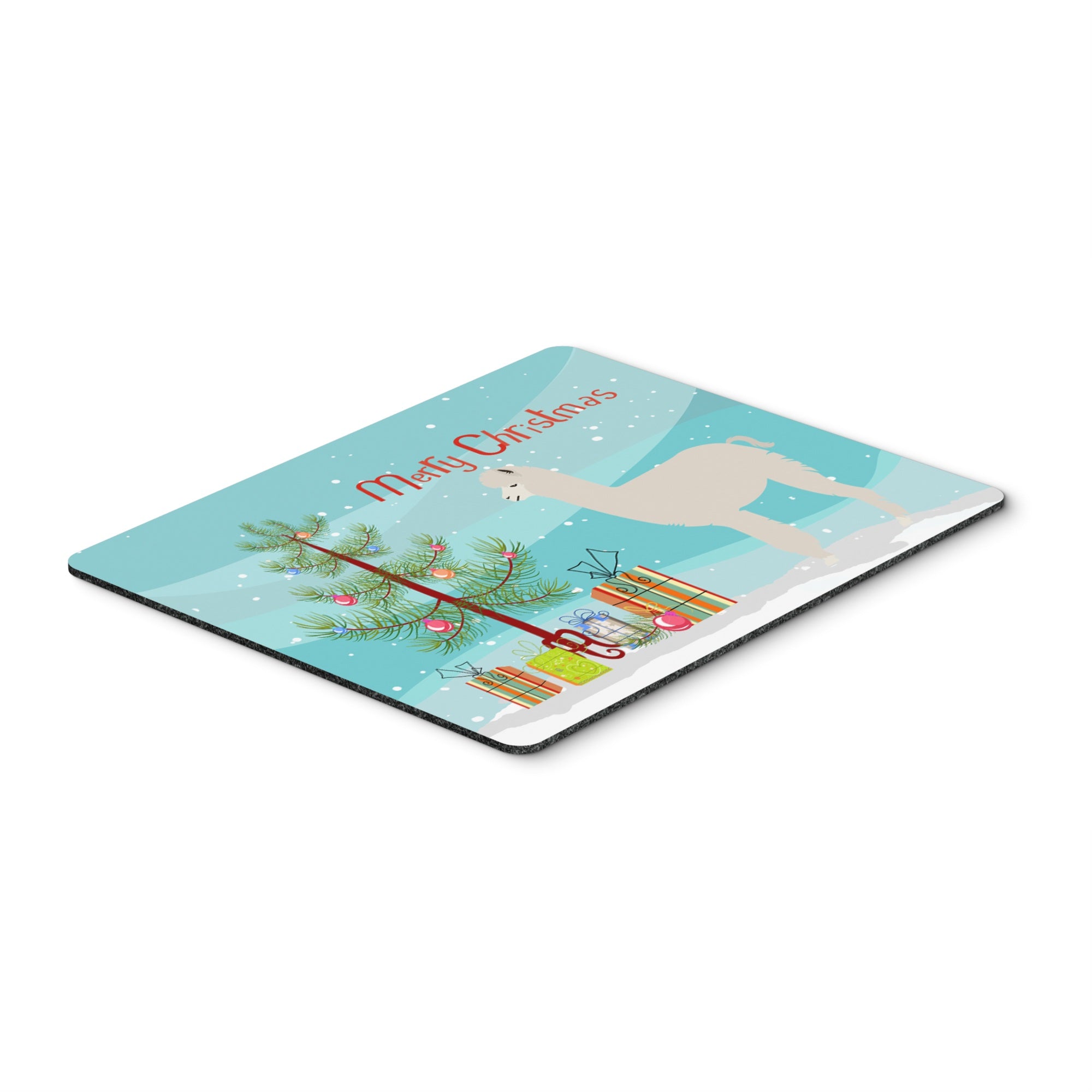 Caroline'S Treasures Alpaca Christmas Mouse & Hot Pad Or Trivet, 7.75 X 9.25, Multicolor (Bb9286Mp)