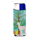 Caroline'S Treasures Alpaca Christmas Decorative Can Hugger, Slim, Multicolor