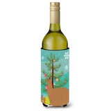 Caroline'S Treasures Alpaca Suri Christmas Decorative Bottle Hugger, 750Ml, Multicolor