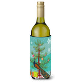 Caroline'S Treasures Indian Peacock Peafowl Christmas Decorative Bottle Hugger, 750Ml, Multicolor
