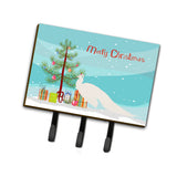 Caroline'S Treasures White Peacock Peafowl Christmas Wall Hook, Triple, Multicolor