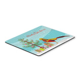 Caroline'S Treasures Golden Or Chinese Pheasant Christmas Mouse & Hot Pad Or Trivet, 7.75 X 9.25, Multicolor (Bb9295Mp