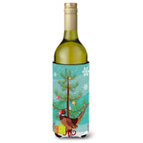 Caroline'S Treasures Ring-Necked Common Pheasant Christmas Decorative Bottle Hugger, 750Ml, Multicolor