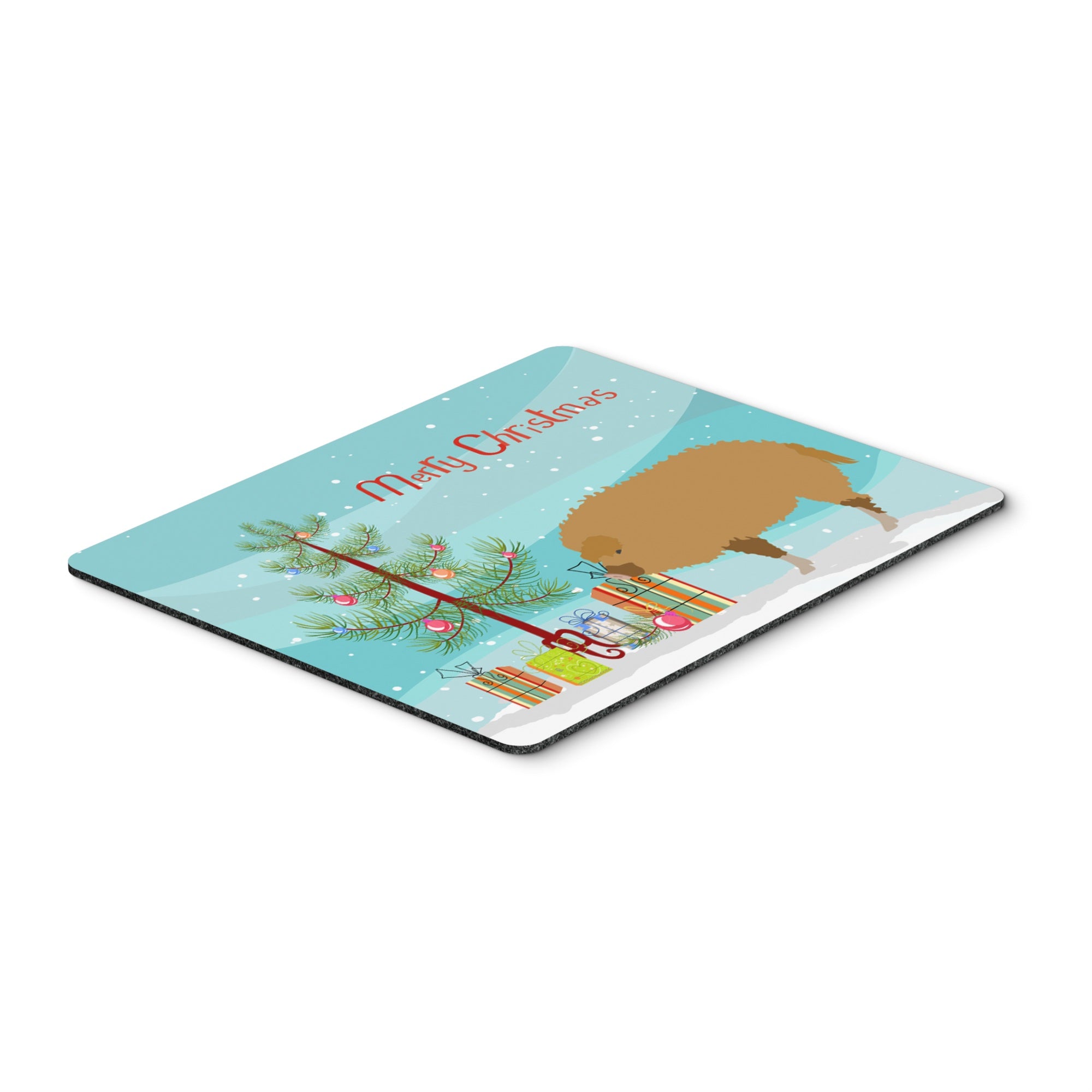 Caroline'S Treasures Hungarian Mangalica Pig Christmas Mouse & Hot Pad Or Trivet, 7.75 X 9.25, Multicolor (Bb9301Mp)