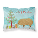 Caroline'S Treasures Hungarian Mangalica Pig Christmas Pillowcase, Standard, Multicolor
