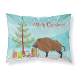 Caroline'S Treasures Wild Boar Pig Christmas Pillowcase, Standard, Multicolor