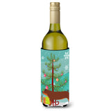 Caroline'S Treasures Duroc Pig Christmas Decorative Bottle Hugger, 750Ml, Multicolor