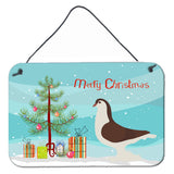 Caroline'S Treasures Large Pigeon Christmas Metal Print, 8 X 12, Multicolor