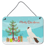 Caroline'S Treasures German Helmet Pigeon Christmas Metal Print, 8 X 12, Multicolor