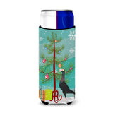 Caroline'S Treasures English Carrier Pigeon Christmas Decorative Can Hugger, Slim, Multicolor