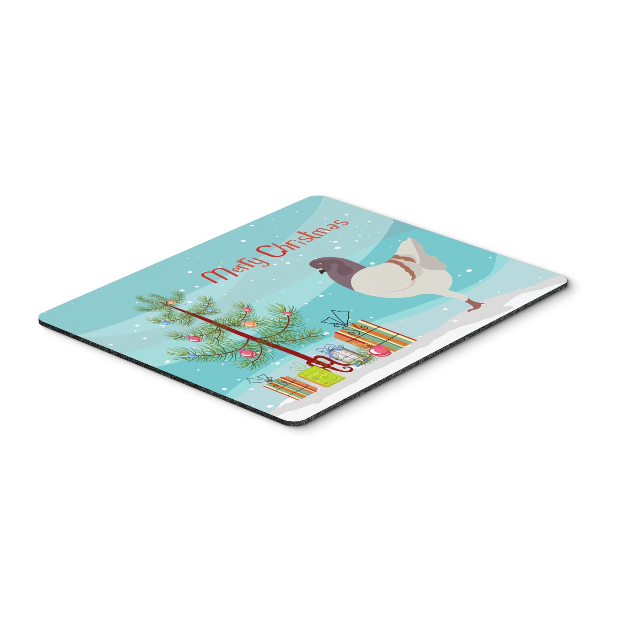 Caroline'S Treasures German Modena Pigeon Christmas Mouse & Hot Pad Or Trivet, 7.75 X 9.25, Multicolor (Bb9316Mp)