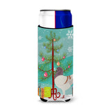 Caroline'S Treasures German Modena Pigeon Christmas Decorative Can Hugger, Slim, Multicolor