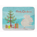 Caroline'S Treasures Silver Fantail Pigeon Christmas Floor Mat, 19 X 27, Multicolor