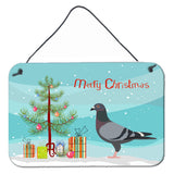 Caroline'S Treasures Racing Pigeon Christmas Metal Print, 8 X 12