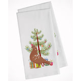 African Owl Pigeon Christmas White Kitchen Towel Set Of 2