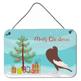Caroline'S Treasures English Pouter Pigeon Christmas Metal Print, 8 X 12