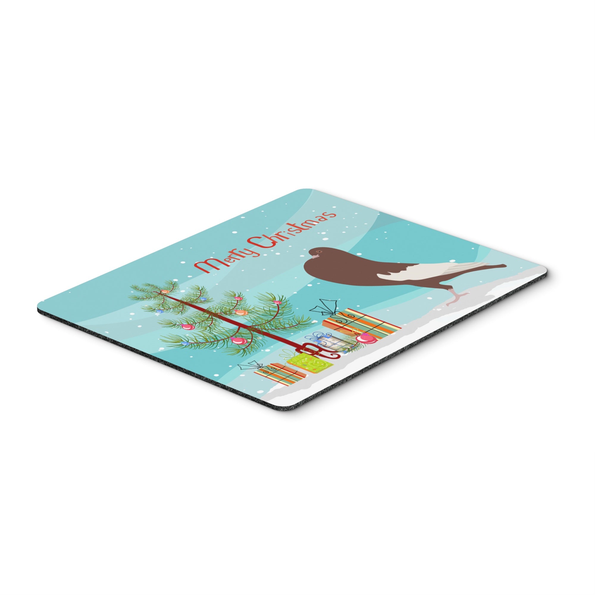 Caroline'S Treasures English Pouter Pigeon Christmas Mouse & Hot Pad Or Trivet, 7.75 X 9.25, Multicolor (Bb9321Mp)