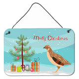 Caroline'S Treasures Golden Phoenix Quail Christmas Metal Print, 8 X 12, Multicolor