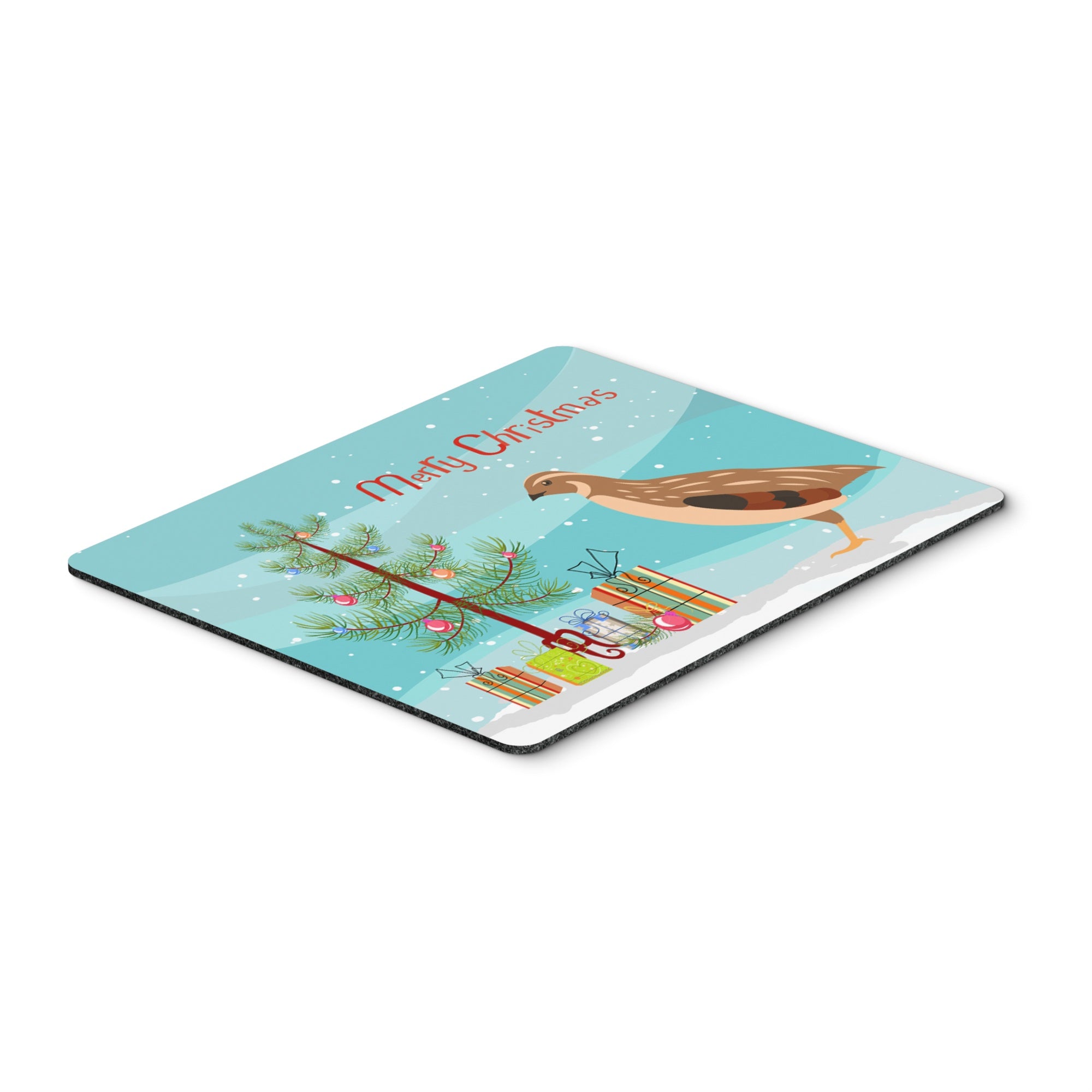 Caroline'S Treasures Golden Phoenix Quail Christmas Mouse & Hot Pad Or Trivet, 7.75 X 9.25, Multicolor (Bb9322Mp)