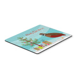 Caroline'S Treasures Chinese Painted Or King Quail Christmas Mouse & Hot Pad Or Trivet, 7.75 X 9.25, Multicolor (Bb932