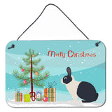 Caroline'S Treasures Dutch Rabbit Christmas Metal Print, 8 X 12, Multicolor
