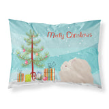 Caroline'S Treasures Fluffy Angora Rabbit Christmas Pillowcase, Standard, Multicolor